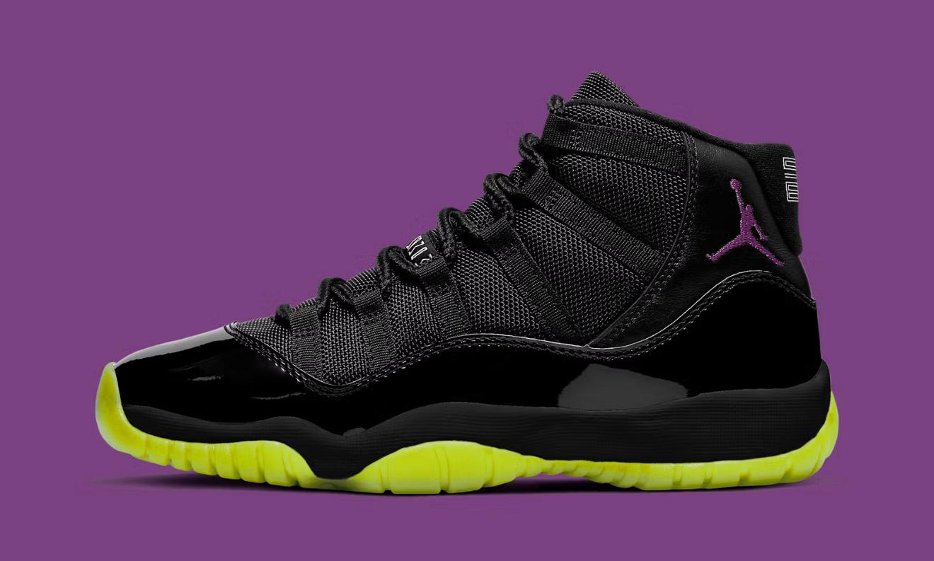 Air Jordan 11 Black Barely Volt