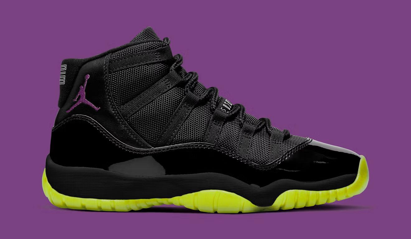 Air Jordan 11 Black Barely Volt