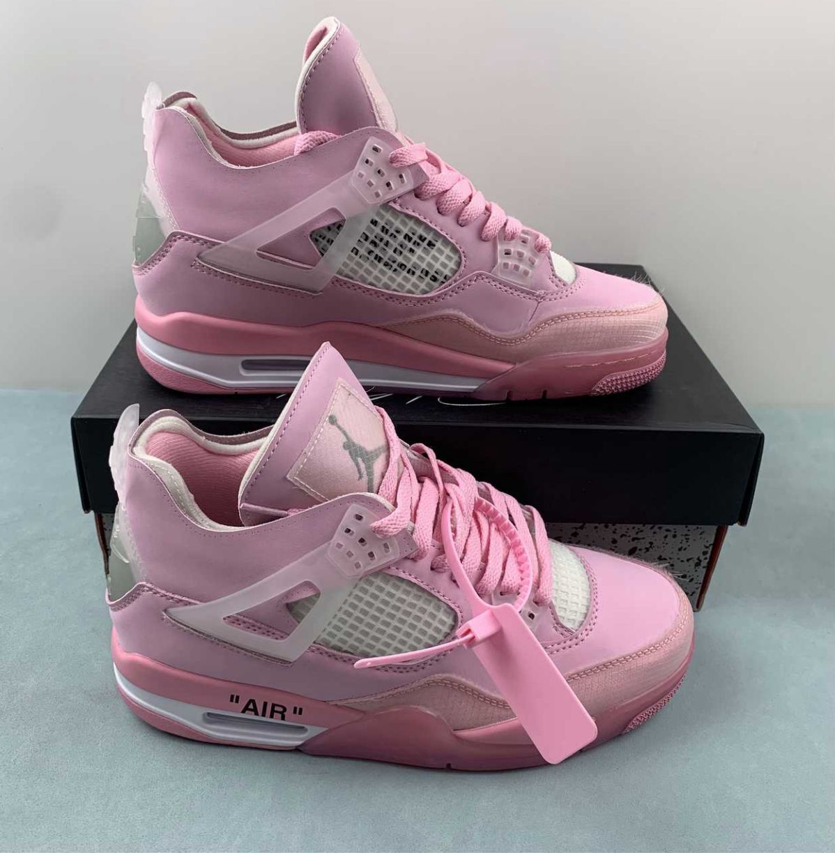 Air Jordan 4 Pink Co Branding